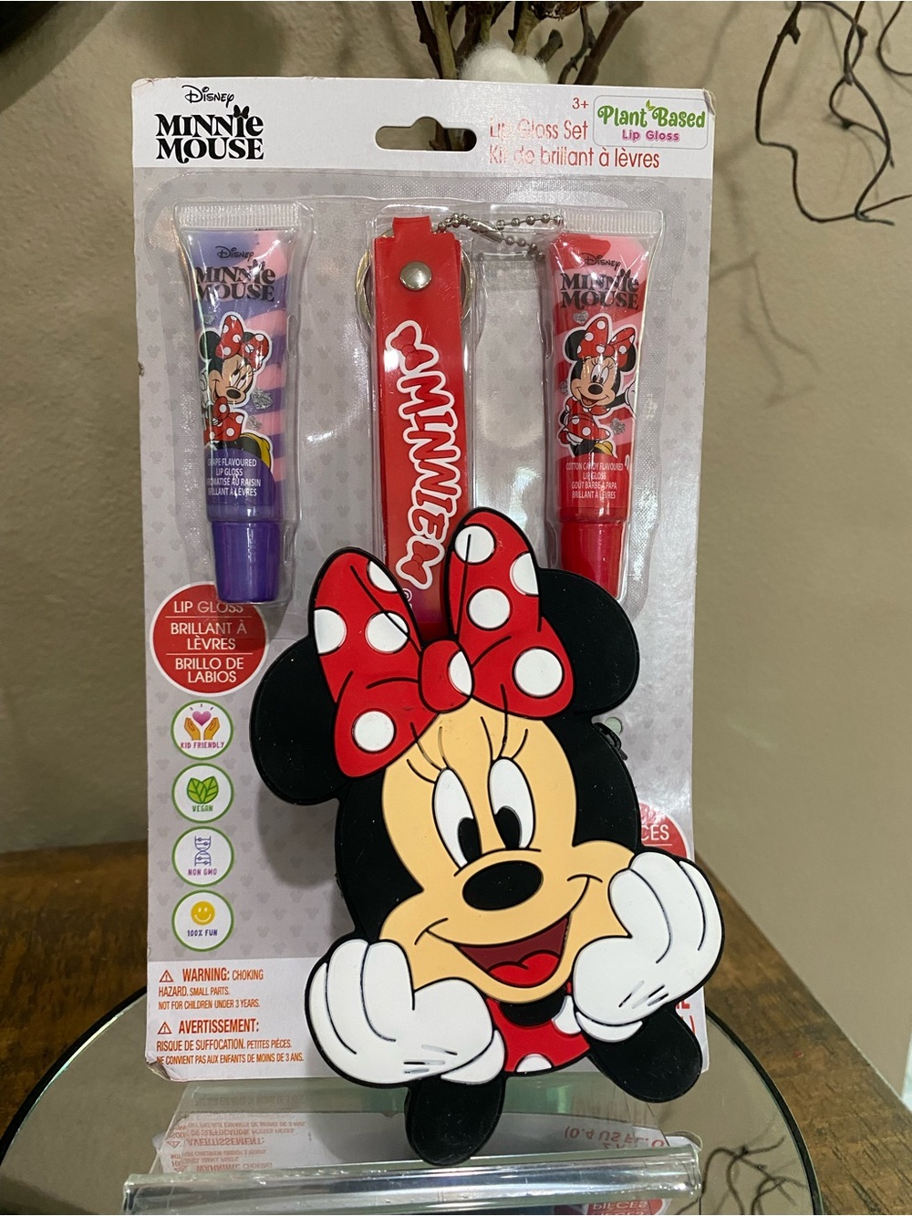 Disney Minnie Mouse Lip Gloss Set, new!